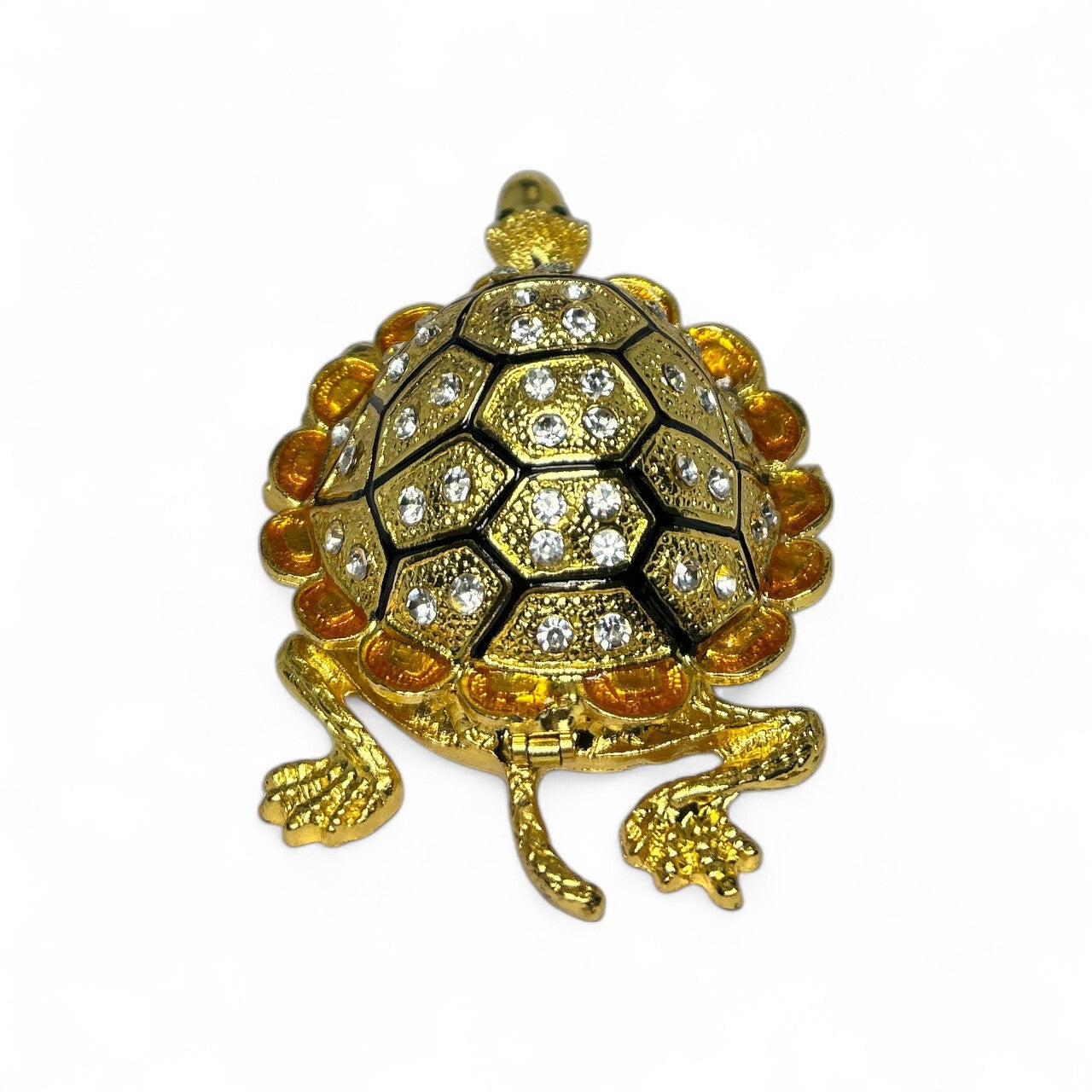 Golden Feng Shui Tortoise Trinket / Jewelry Box