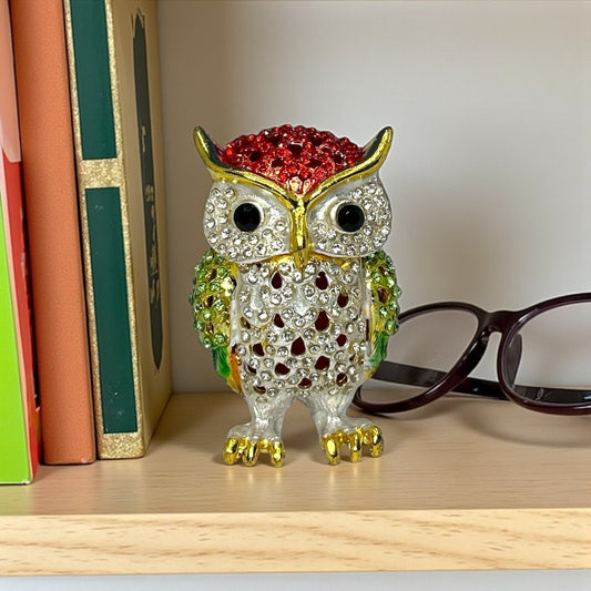 Feng Shui Decorative Owl Trinket / Jewellery Box
