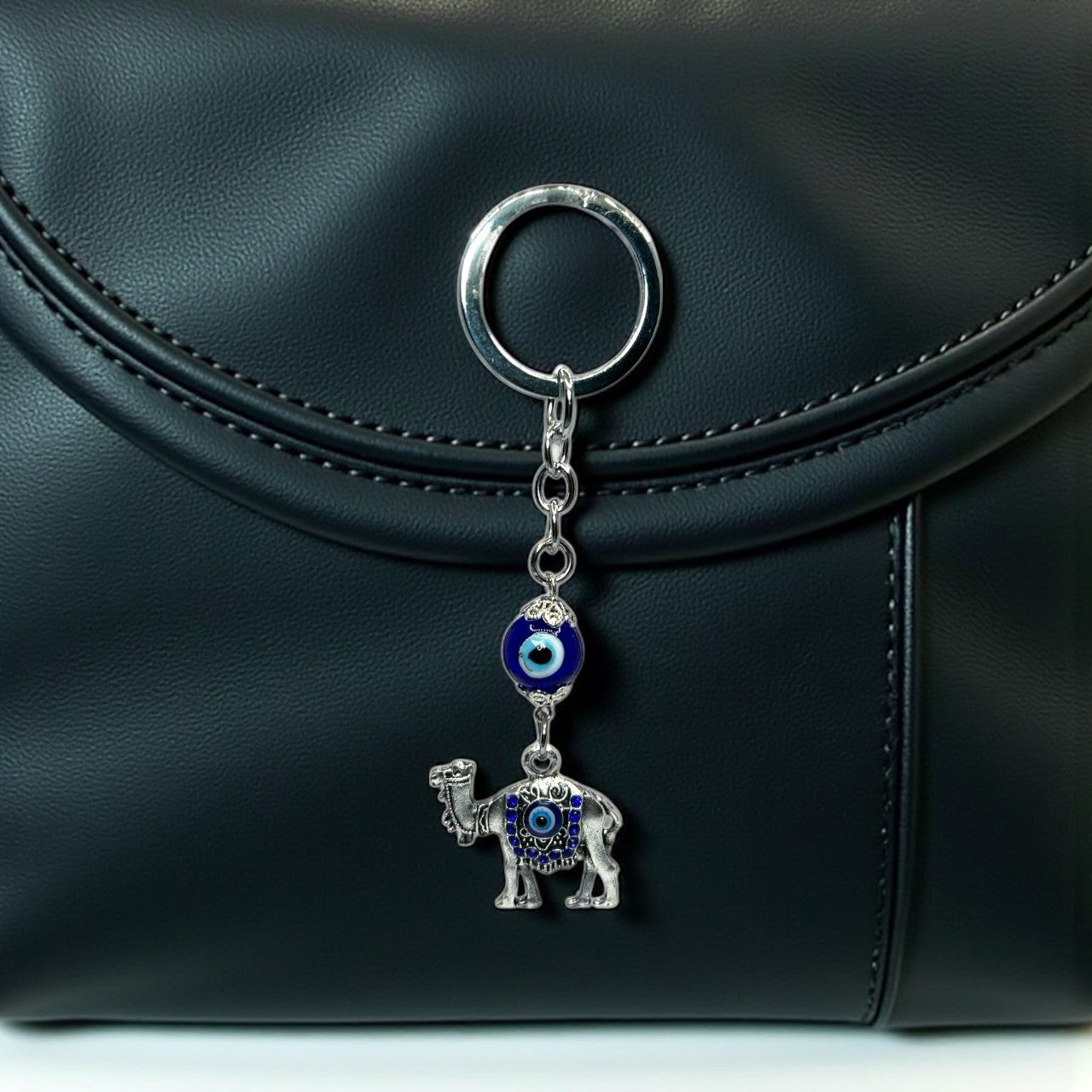 Lucky Camel Evil Eye Keychain