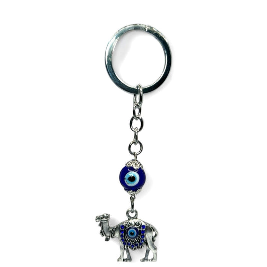 Lucky Camel Evil Eye Keychain