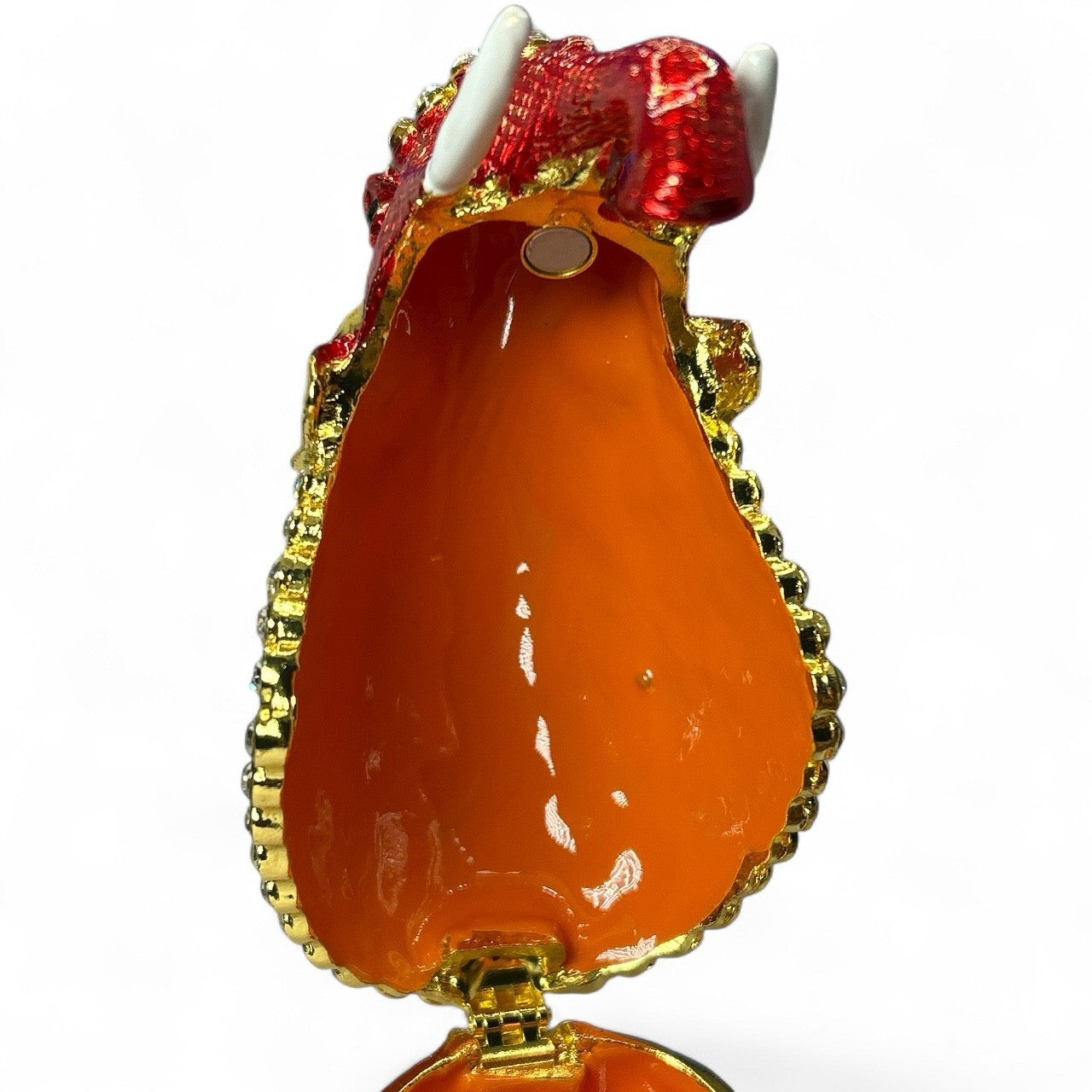 Luxury Red Elephant Trinket Box / Jewelry Box