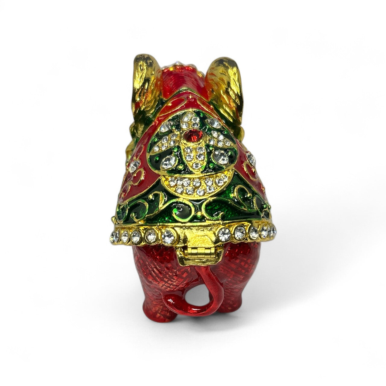 Luxury Red Elephant Trinket Box / Jewelry Box