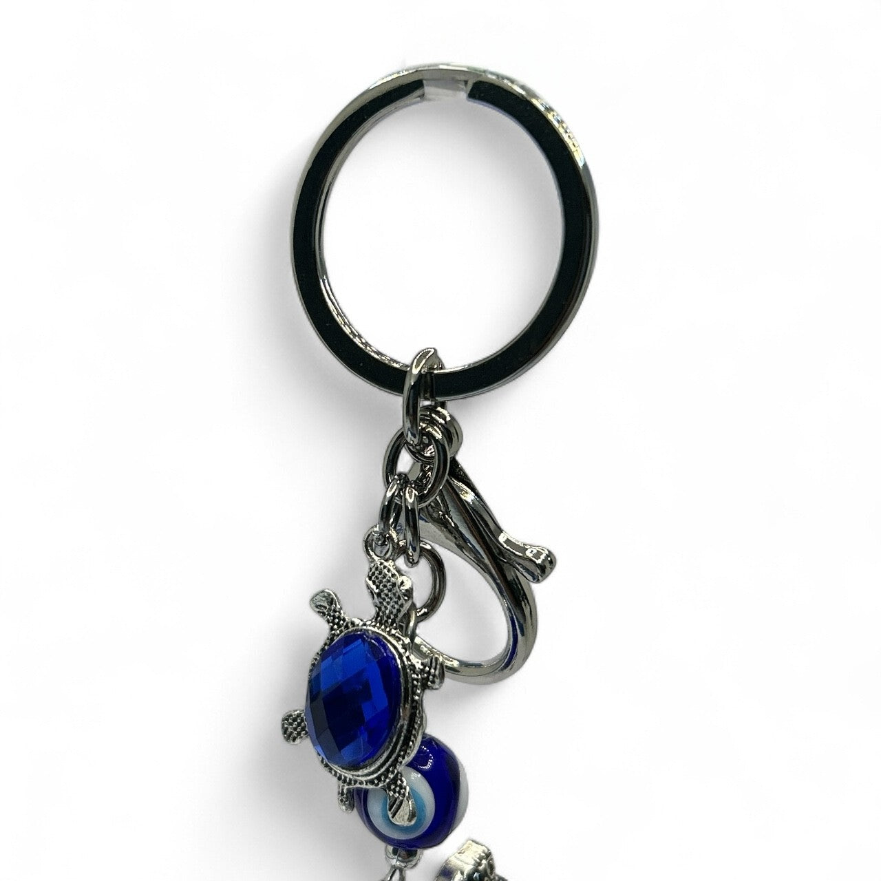 Lucky Turtle Evil Eye Keychain