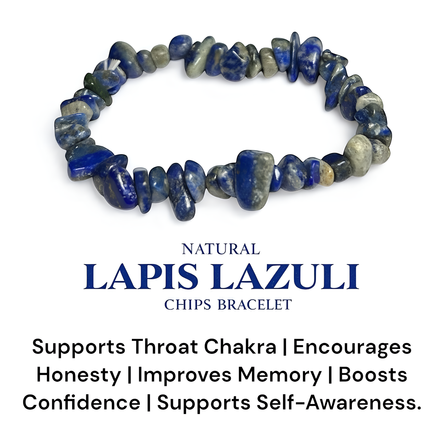 Natural Lapis Lazuli Chips Bracelet