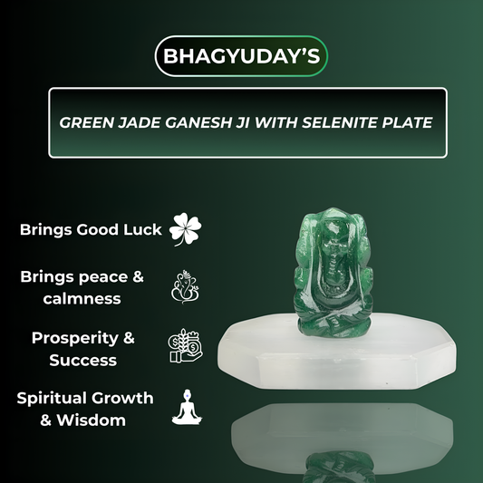 Green Jade Ganesh Ji