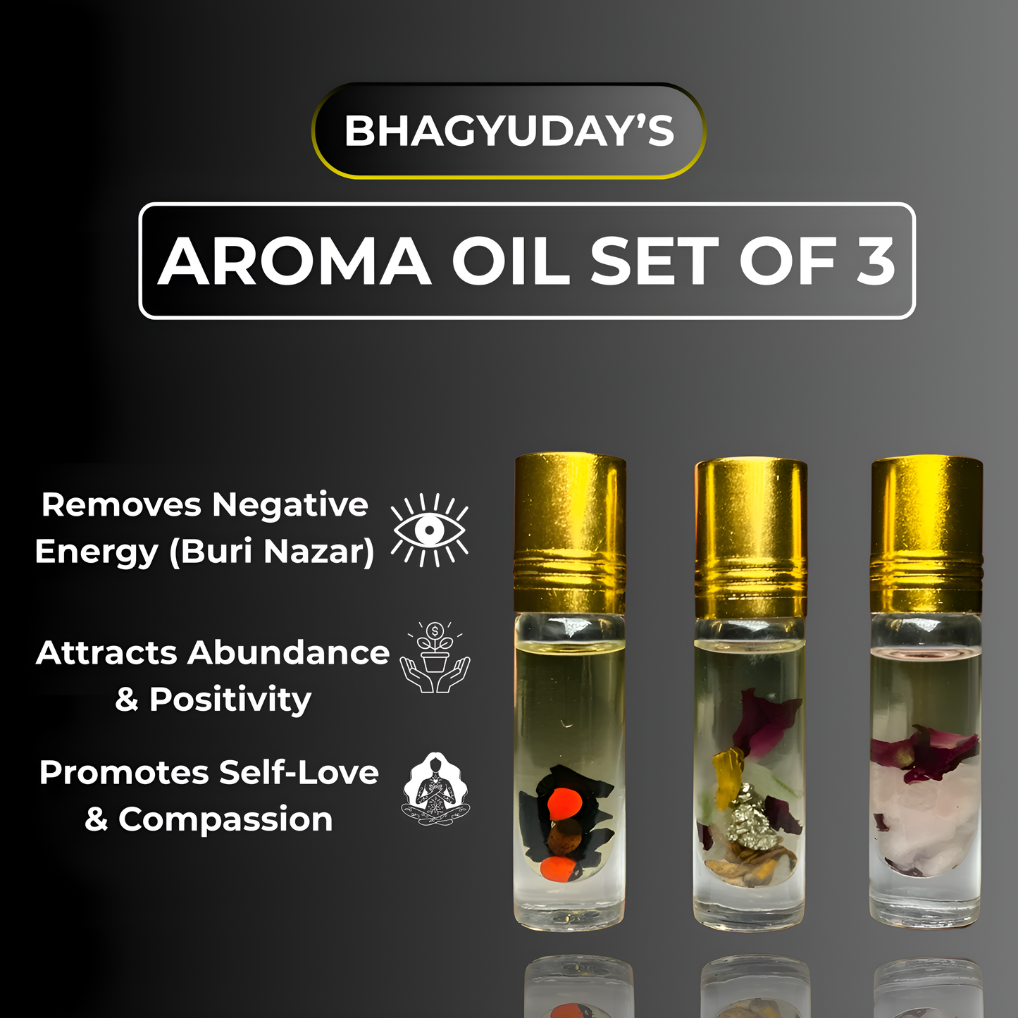Aroma Oil Roll-On Set of 3