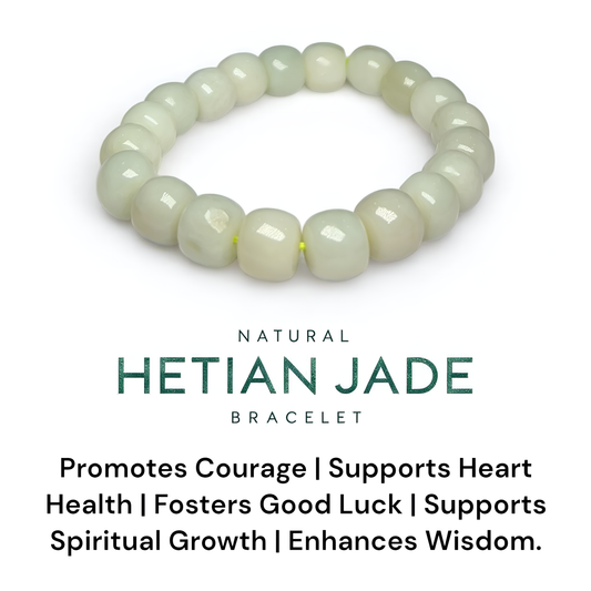 Natural Hetian Jade Bracelet