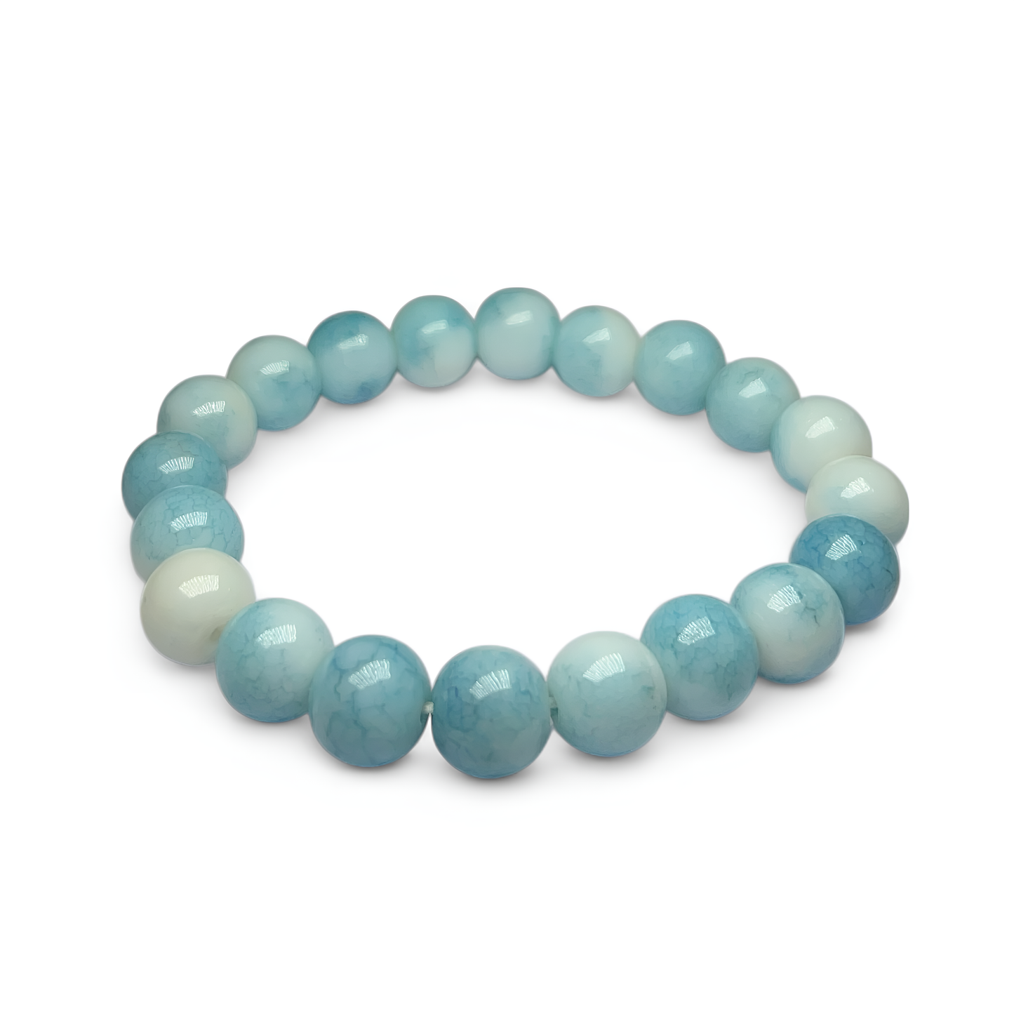 Natural Aquamarine Beads Bracelet
