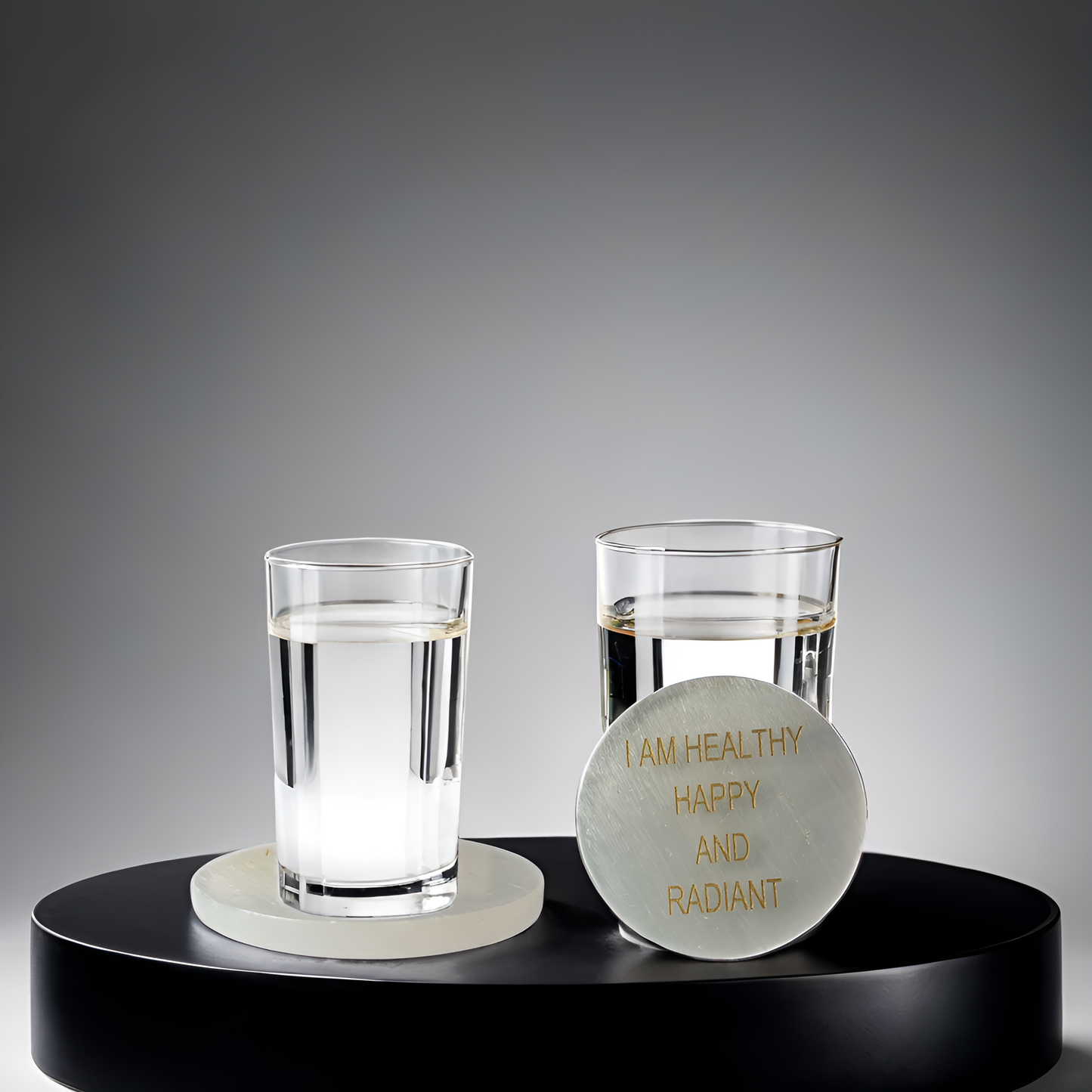 Natural Selenite Coaster