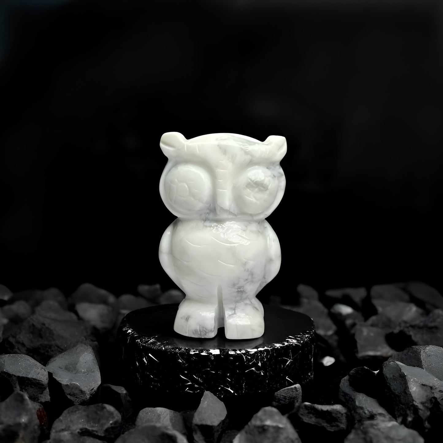 Howlite Owl
