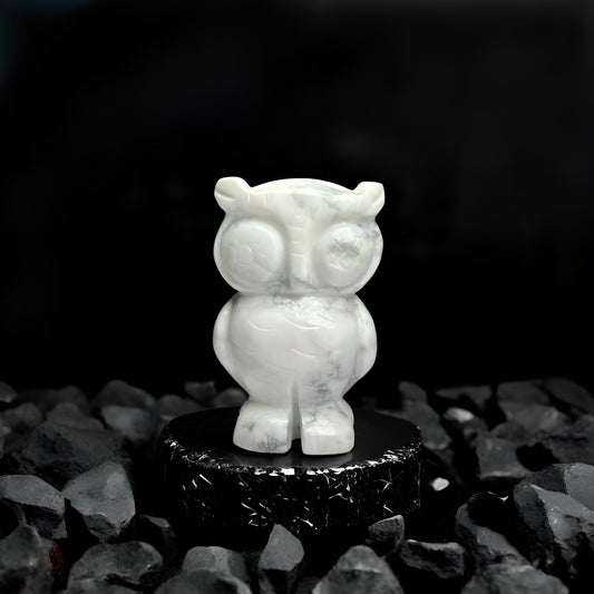 Howlite Owl