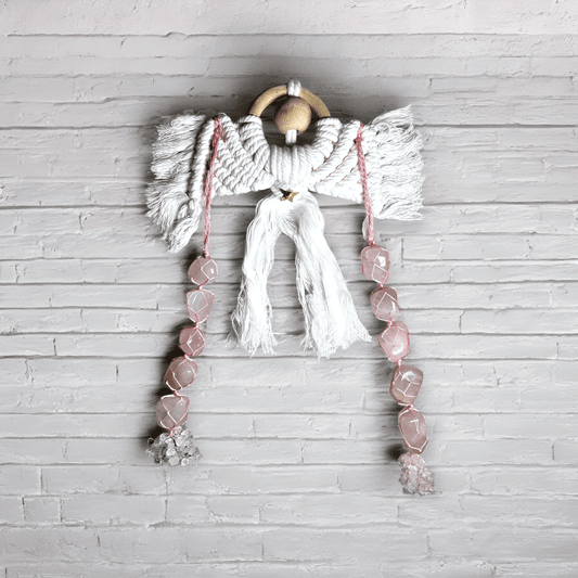 Rose Quartz Wall Hanging