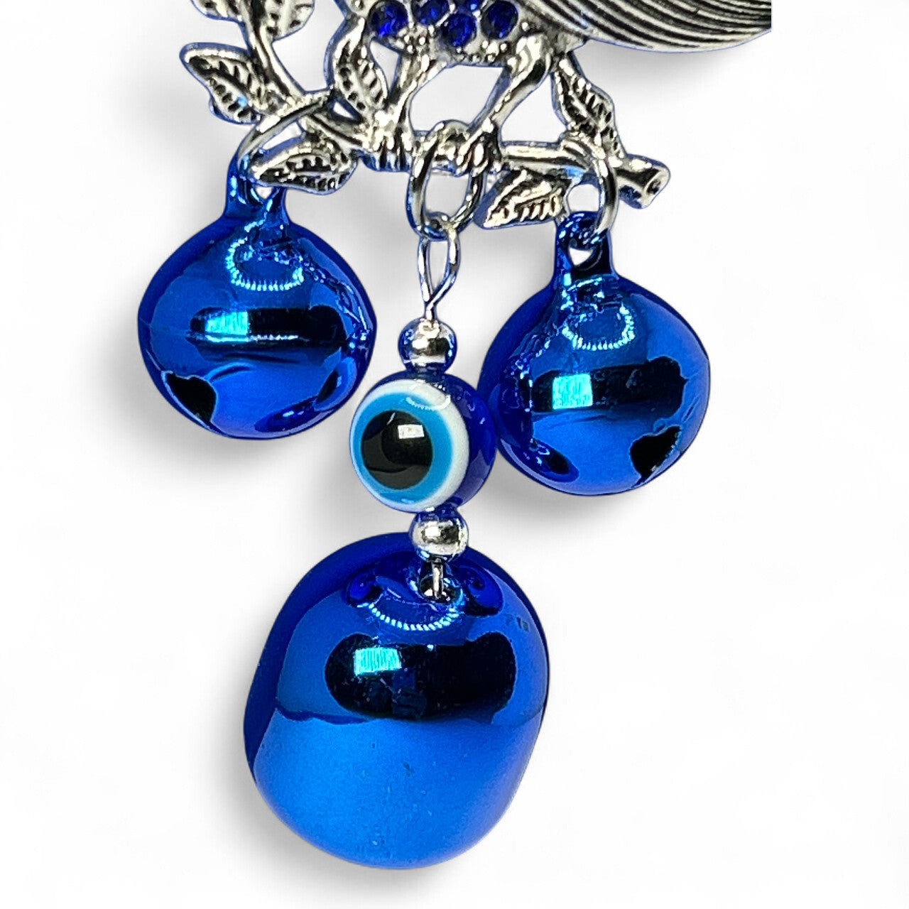 Owl Evil Eye Charm Keychain