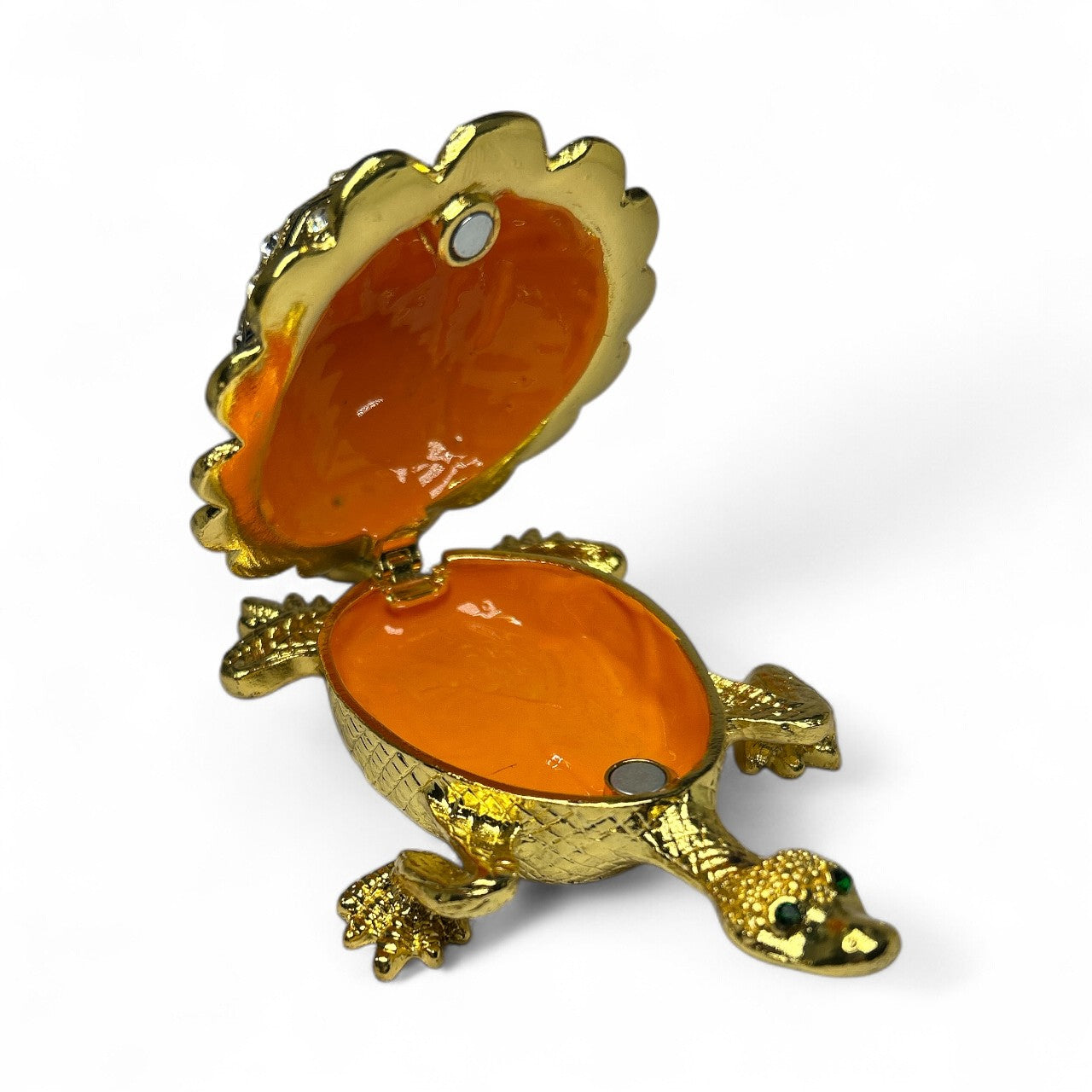 Golden Feng Shui Tortoise Trinket / Jewelry Box