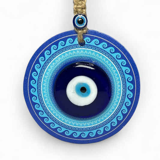 Blue Evil Eye Wall Hanging