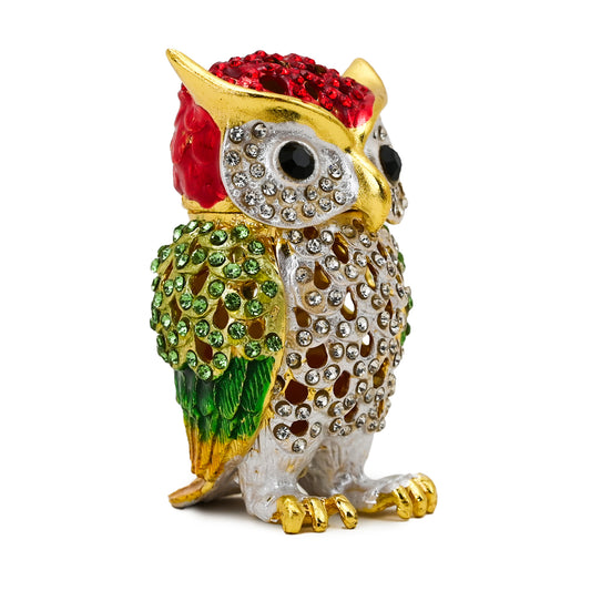 Feng Shui Decorative Owl Trinket / Jewellery Box