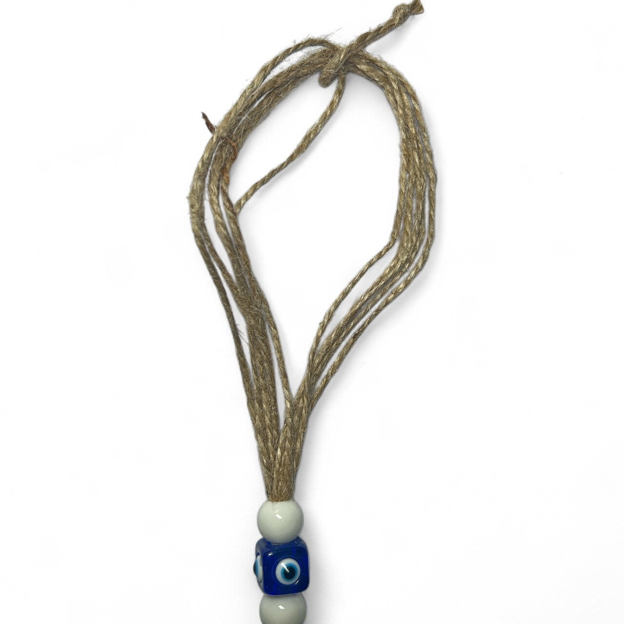 Blue Evil Eye Hanging with Beads