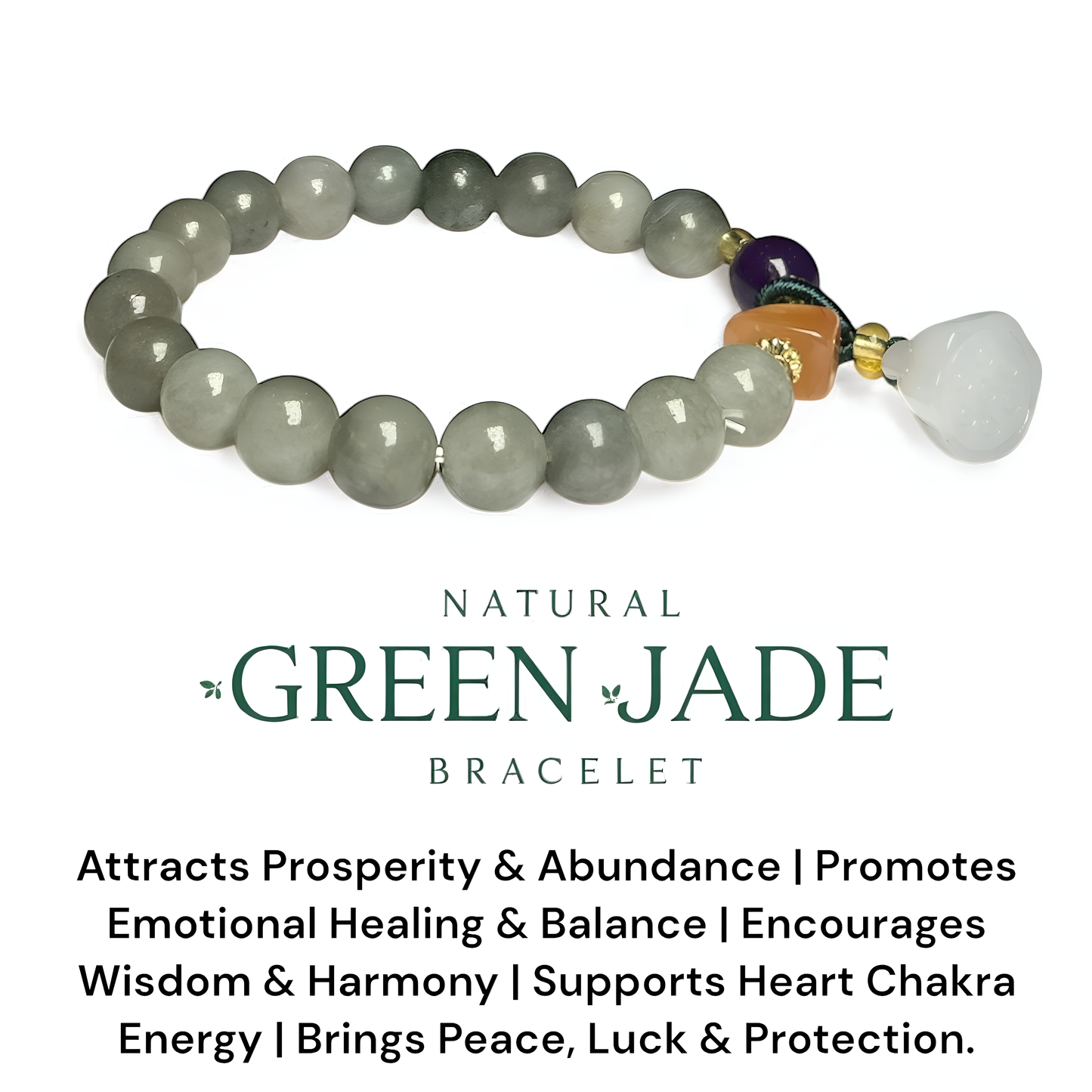 Natural Green Jade Bracelet