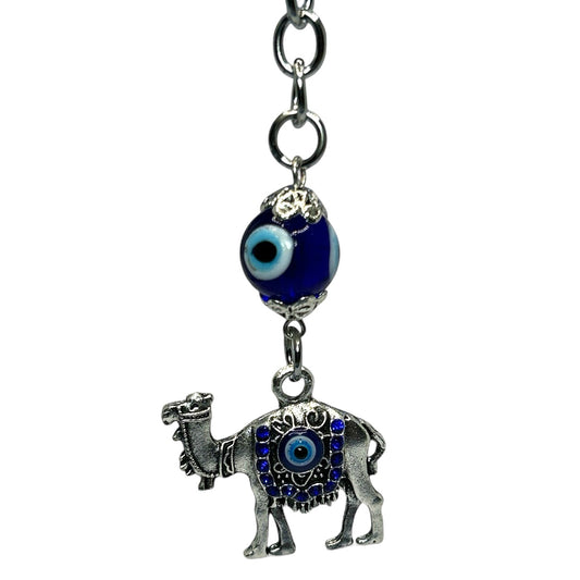 Lucky Camel Evil Eye Keychain