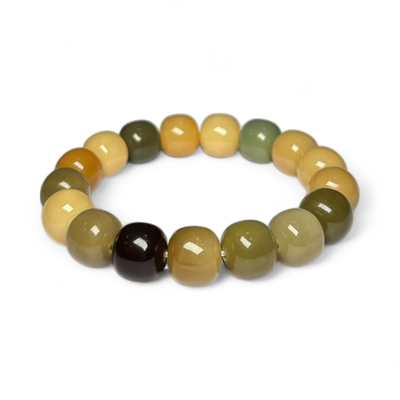 Natural Bodhi Root Beads Bracelet