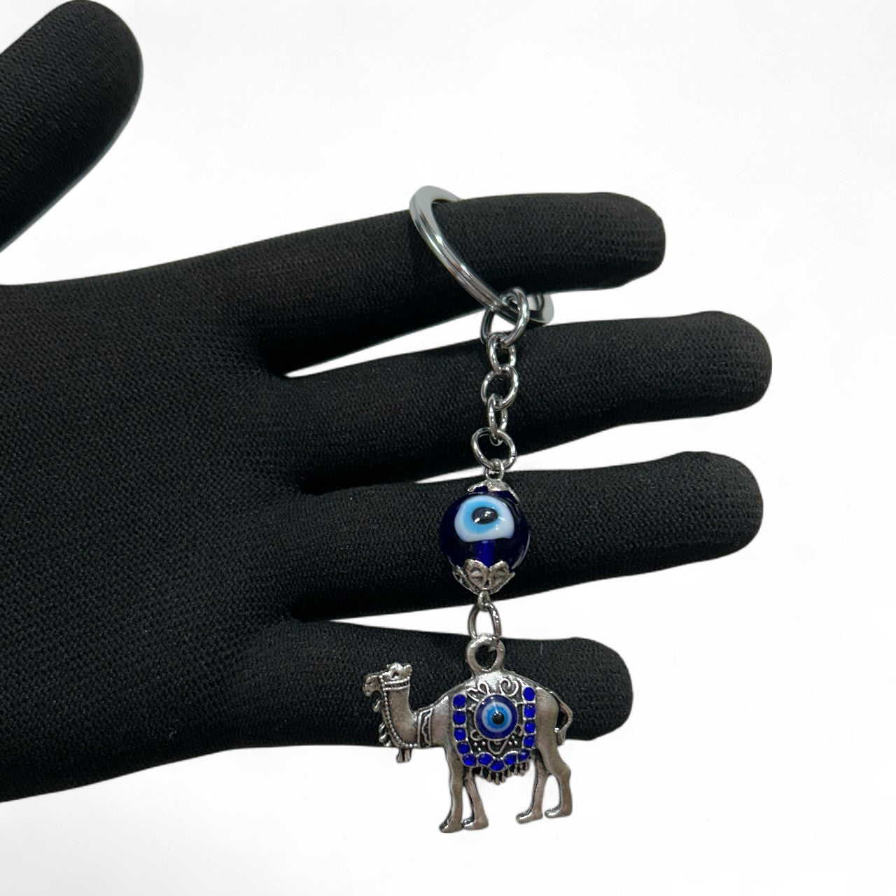 Lucky Camel Evil Eye Keychain