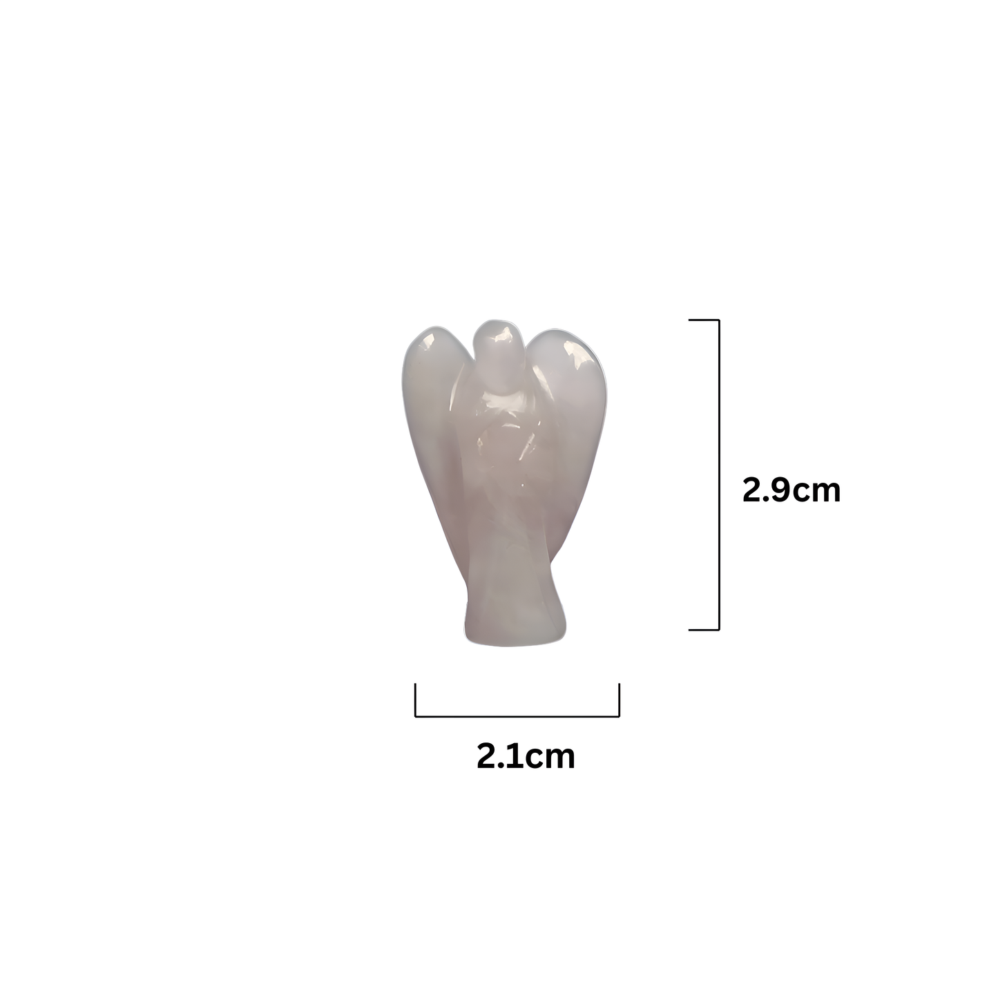 Rose Quartz Angel Figurine
