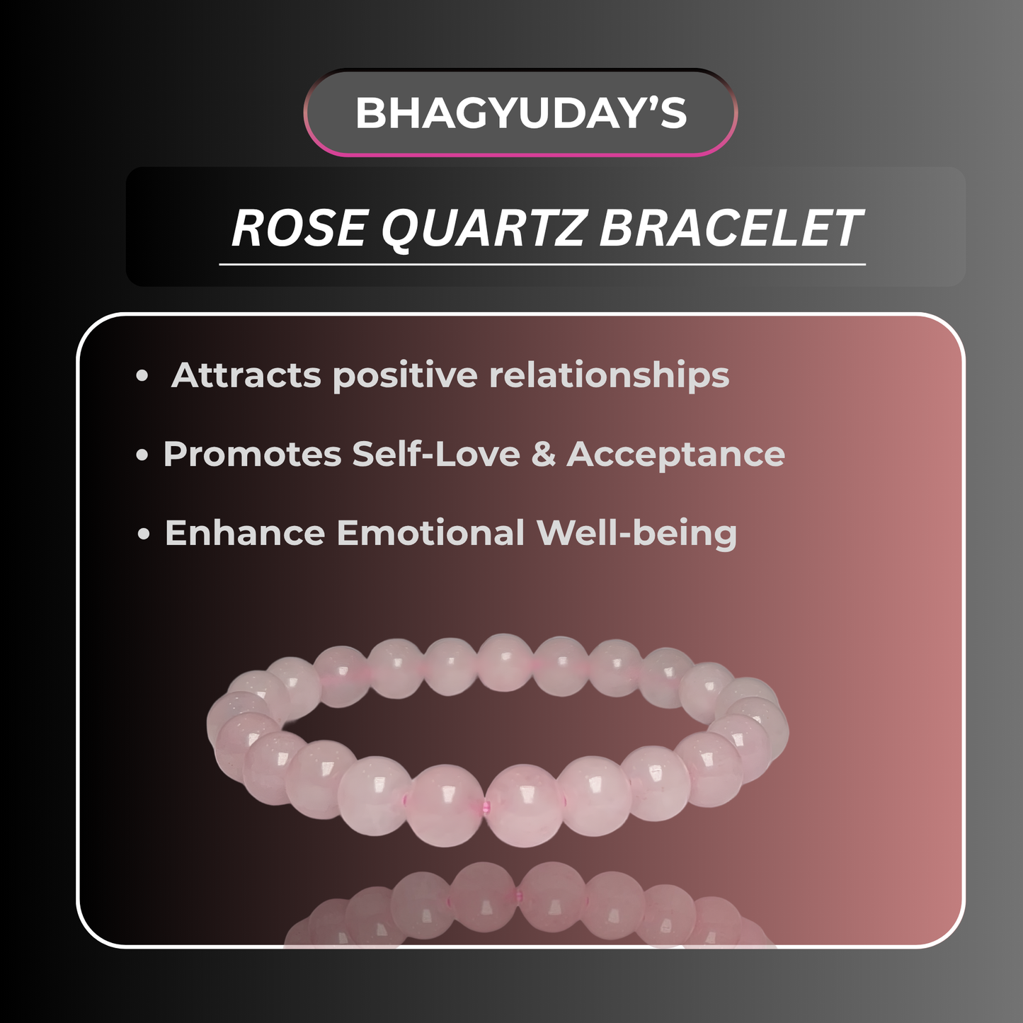 Rose Quartz Bracelet