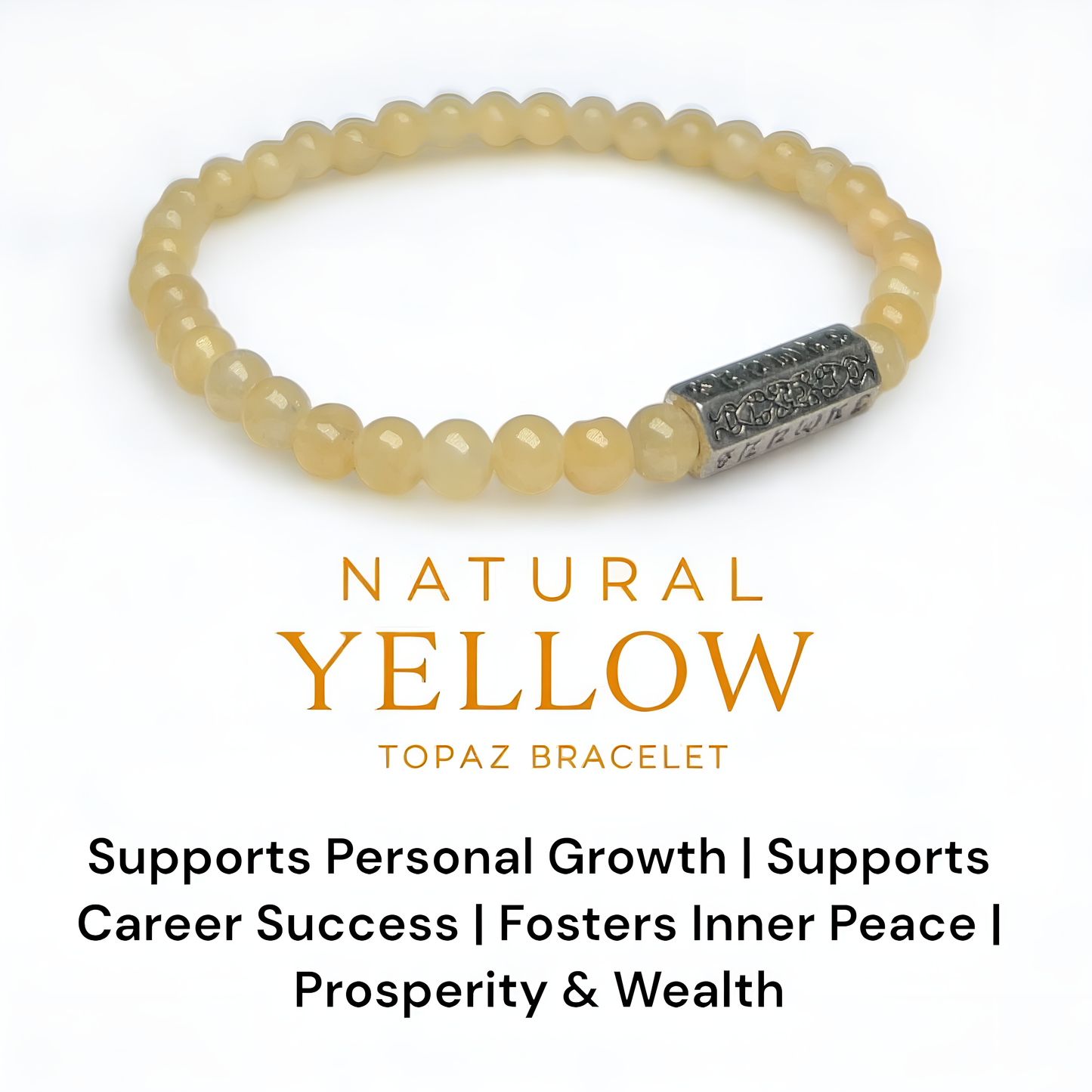 Natural Yellow Topaz Bracelet