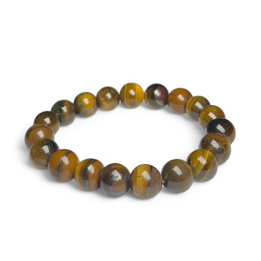 Natural Tiger Eye Beaded Bracelet