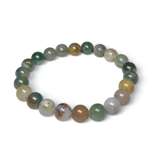 Natural Moss Agate bracelet
