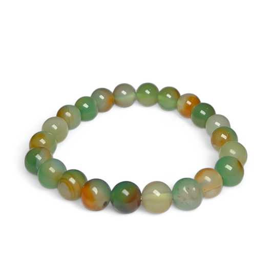 Natural Peacock Agate Bracelet