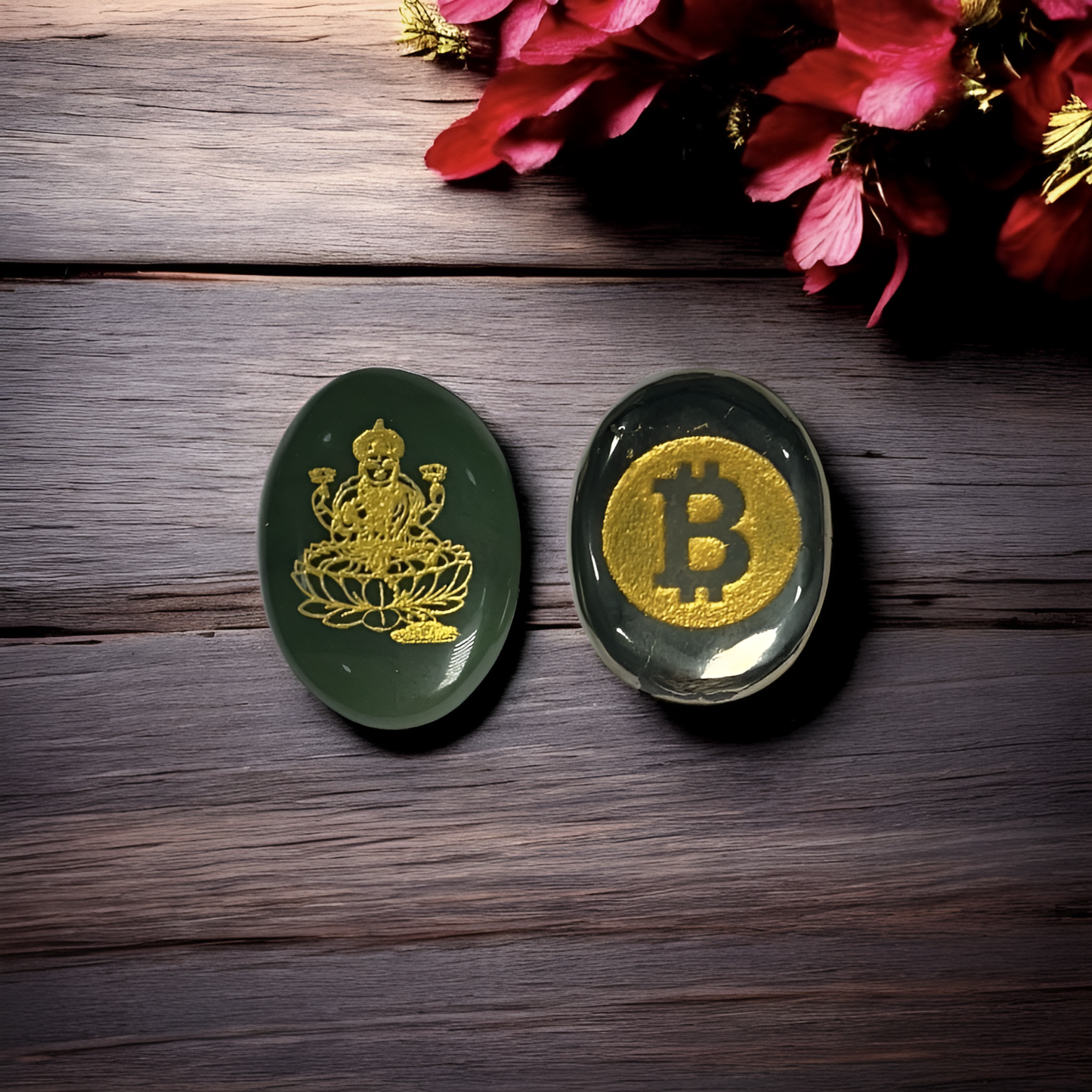 Mahalaxmi Sri Yantra & A Pyrite Blessing Coin