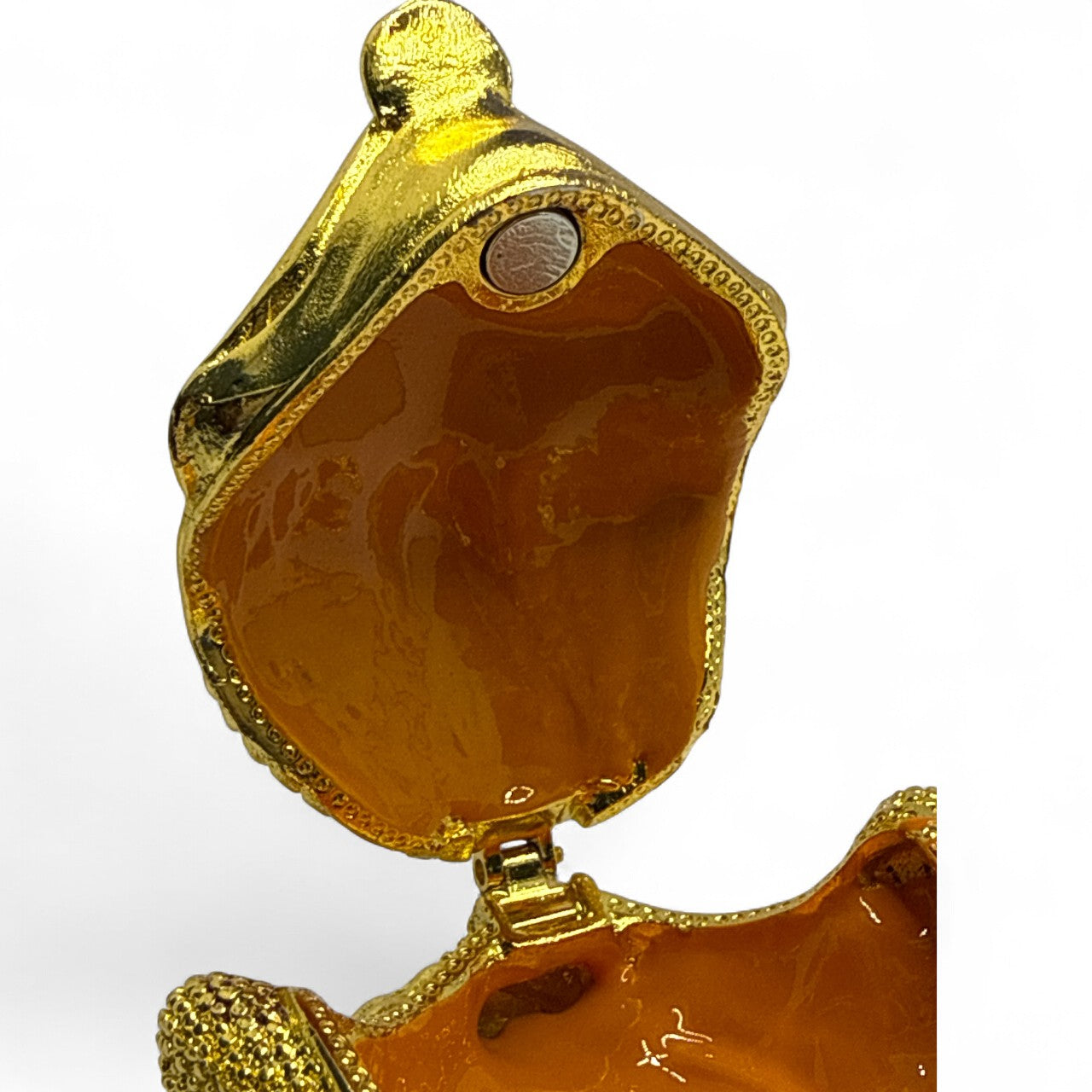 Golden Feng Shui Money Frog Trinket / Jewelry Box