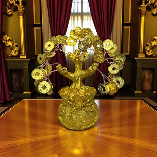 Golden Wealth Attraction Tree