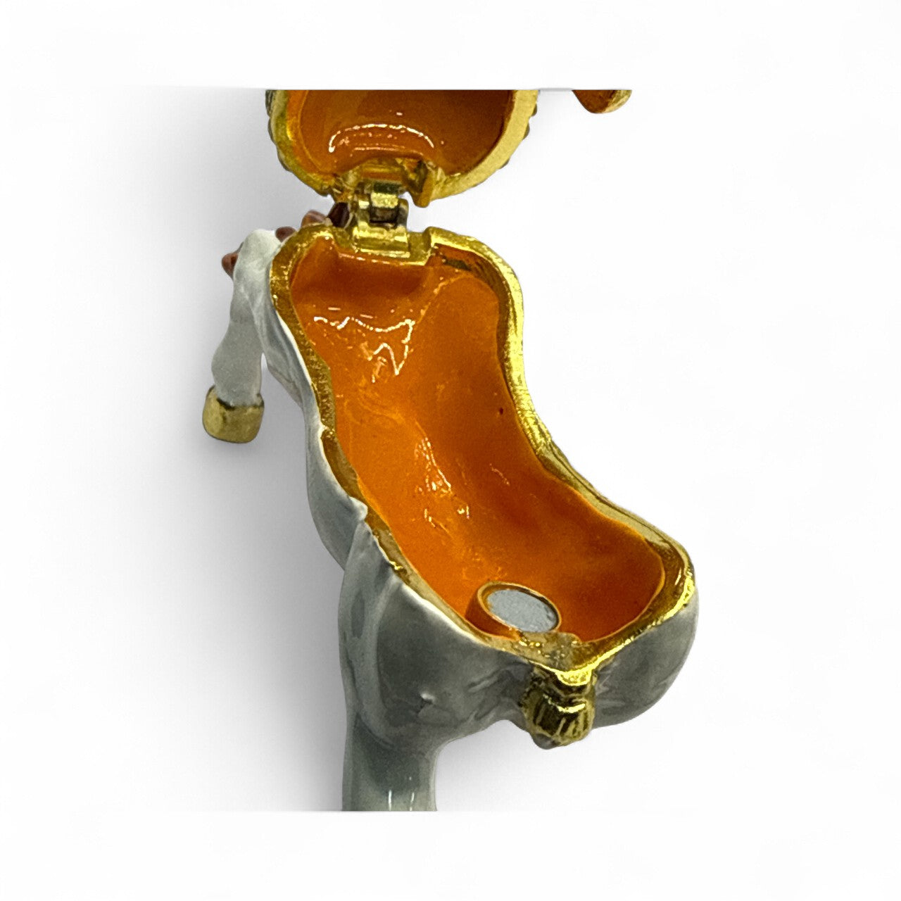Luxury White Horse Trinket / Jewelry Box