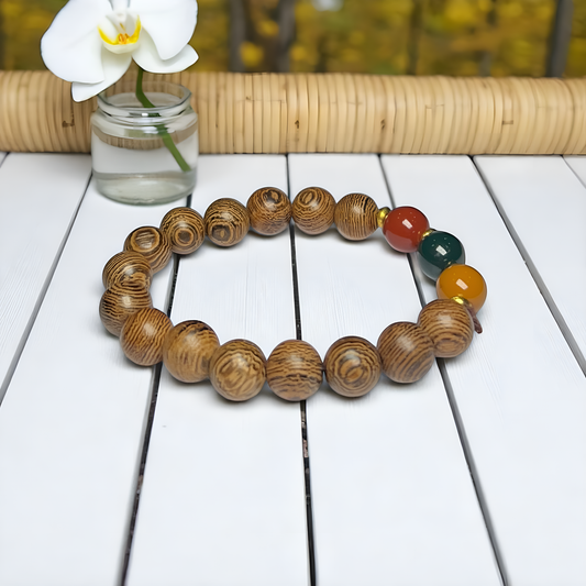 Natural Wooden Beads Bracelet